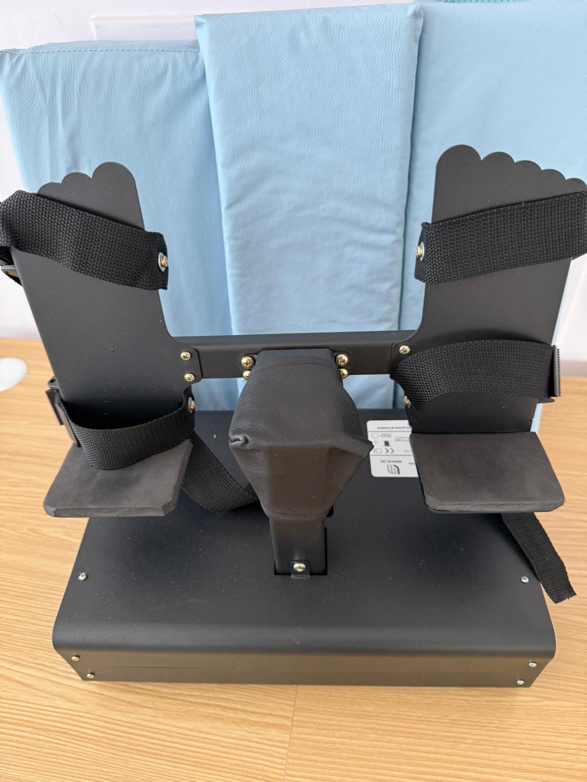 Ragodoy device — top view showing limb supports
